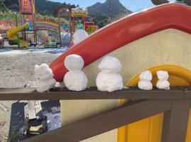 雪だ~♪